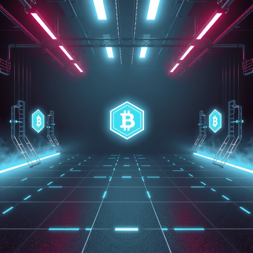 Geometric grid background